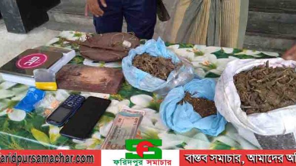 সালথায় গাঁজা ও ইয়াবাসহ মাদক ব‌্যবসায়ী ফ্লাট ফ‌কির আটক
