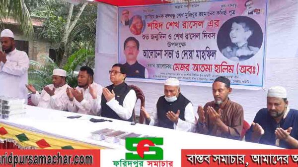 সালথায় মেজর (অবঃ) আতমা হালিমের উদ্যোগে শেখ রাসেলের জন্মদিন পালিত