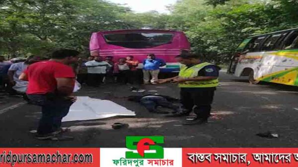 ফরিদপুরে সড়ক দুর্ঘটনায় ১ জন নিহত