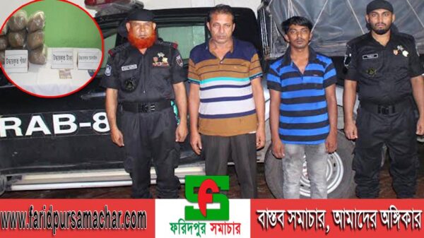গাঁজার চালানসহ র‌্যাবের হাতে দুই ব্যবসায়ী আটক