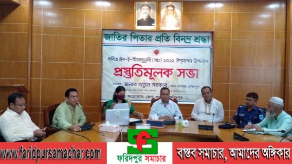 পবিত্র ঈদ-ই-মিলাদুন্নবী উদযাপনে প্রস্তুতিমূলক সভা