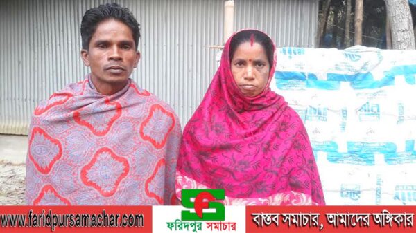 সালথার ভূমিহীন নিঃসন্তান দম্পতি মিরা-নিরঞ্জনের মাথা গোঁজার ঠাই নাই
